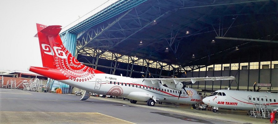 Livrées extérieures sur avions - © Pictures by courtesy of Air Tahiti 