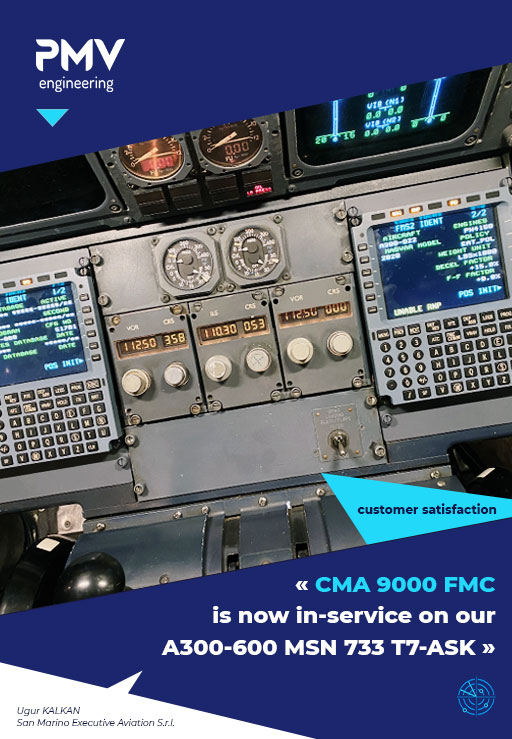 Dual CMA9000 FMS installation -  San Marino Executive Aviation