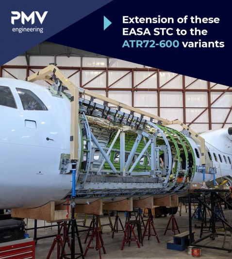 Extension STC cargo à l’ATR72-600 - PMV - ACIA - IPR