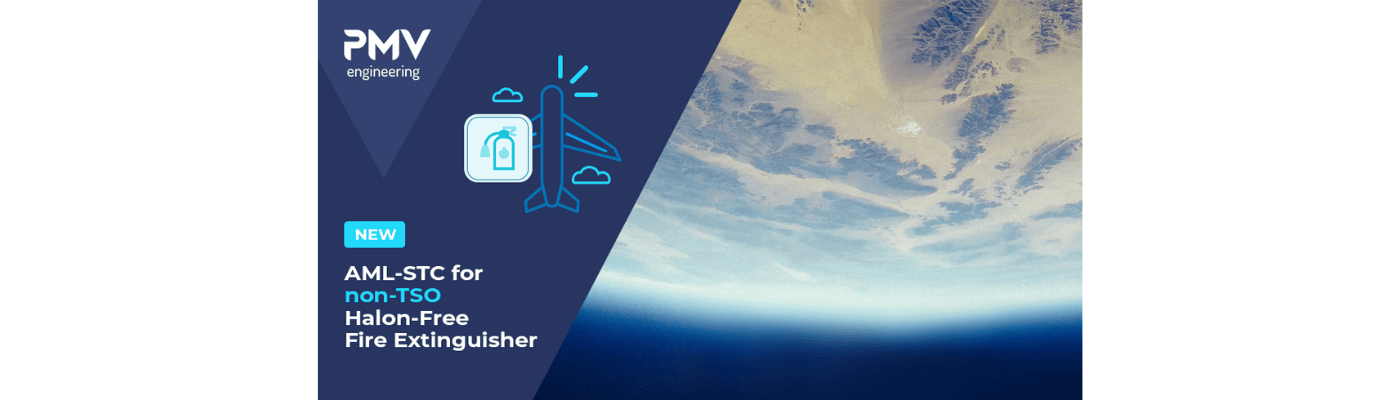 AML-STC for non-TSO halon free Fire Extinguisher