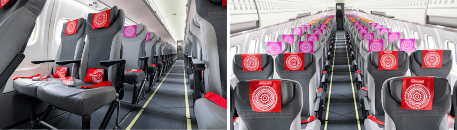 Expliseat Tiseat 2 installation on Air Tahiti ATRs - crédit photo : Air Tahiti